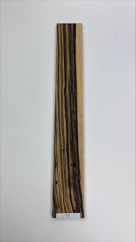 Griffbrett Weißes Ebenholz 533x76x9mm, Einzelstück #007